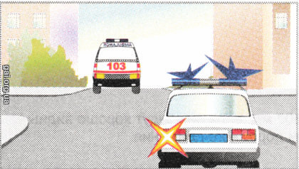 Перекресток проедут автомобили: